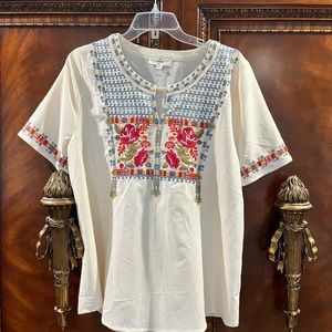 Beautiful embroidery boutique blouse